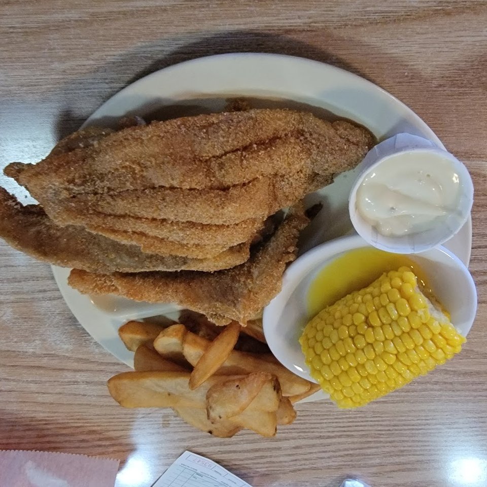 Simple menu layout for Southern comfort food.