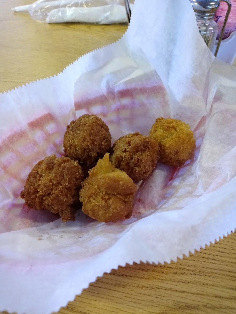 Simple menu layout for Southern comfort food.